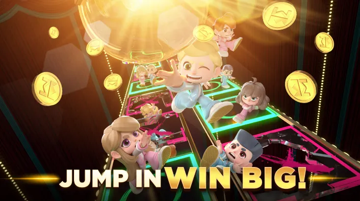 Cashback offer with money falling from the sky